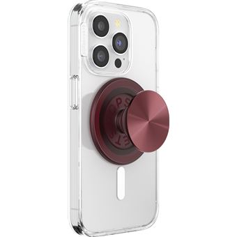 PopGrip MagSafe Aluminum radial Oxblood