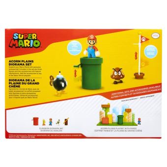 Diorama de 5 figurines Nintendo Mario Acorn Plains
