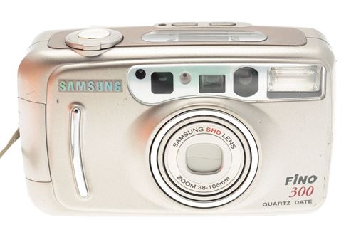 Appareil photo compact argentique Samsung Fino 300 Quartz Date silver - Reconditionné