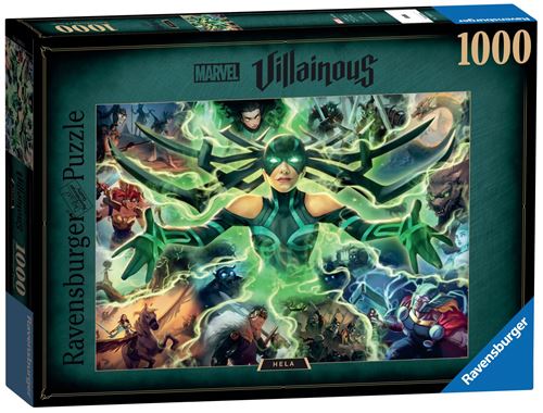 Puzzle 1000 Pièces Ravensburger Hela Collection Marvel Villainous