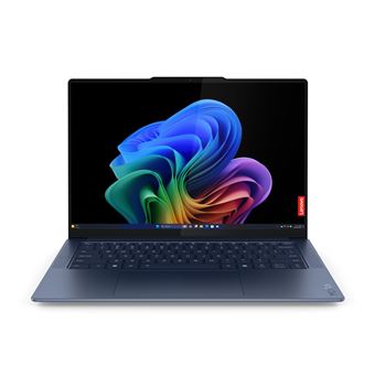 PC Portable Yoga Slim 7x 14QNV9 14,5" OLED Ecran tactile Copilot+ PC Snapdragon® X Elite 16 Go RAM 512 Go SSD Bleu - 1
