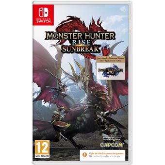 Monster Hunter Rise Sunbreak Code in a Box Nintendo Switch