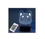 ITOTAL 3D LAMPE AVEC TELECOMMANDE SHIBA