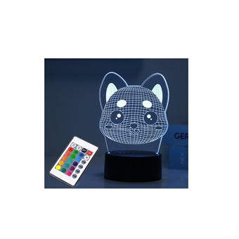 ITOTAL 3D LAMPE AVEC TELECOMMANDE SHIBA