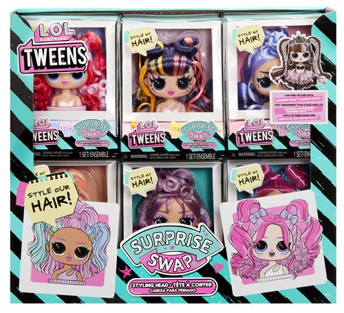 Poupée L.O.L. Surprise Tweens Surprise Swap Styling Head Modèle aléatoire