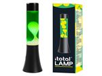 Lampe à poser Itotal Lave Base Noire Liquide Vert et Blanc 25 W 30 cm