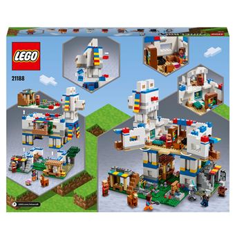 LEGO 21188 Minecraft Le Village Lama, Jouet de Maison, avec Figurin