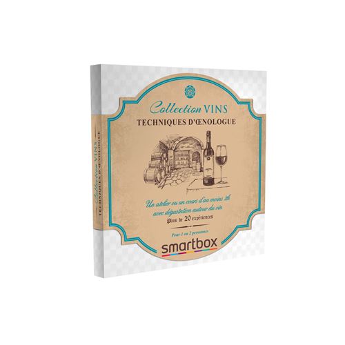 Coffret cadeau Smartbox Techniques d'œnologue