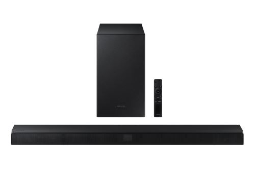 Samsung HW-T550 - Geluidsbalksysteem - 2.1-kanaal - draadloos - Bluetooth - 320 Watt (Totaal) - zwart