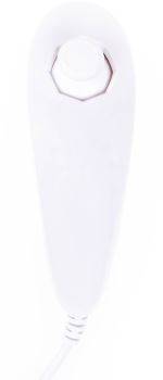 Manette type nunchuk Freaks And Geeks FG-Chuck Blanc pour Nintendo Wii et Nintendo Wii U