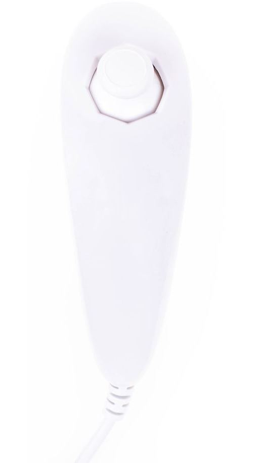 Manette type nunchuk Freaks And Geeks FG-Chuck Blanc pour Nintendo Wii et Nintendo Wii U