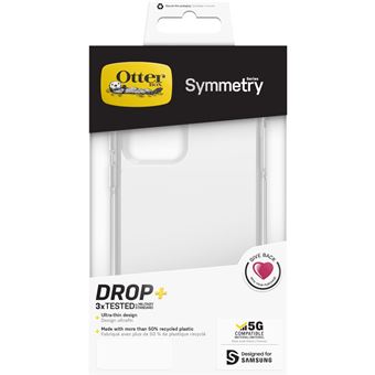 Coque renforcée OtterBox Symmetry Clear pour Samsung Galaxy S22 Ultra Transparent