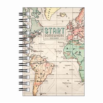 Agenda civil spiralé Legami Large Semainier 2022 Travel