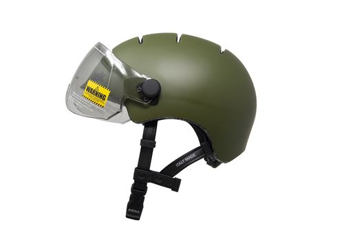 Kask Urban Lyfestyle fietshelm met vizier maat L groen