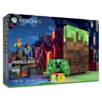 Microsoft Xbox One S - Minecraft Limited Edition Bundle - console de jeux - 4K - HDR - 1 To HDD