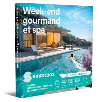 Coffret cadeau SmartBox Week-end gourmand et spa - Coffret cadeau ...