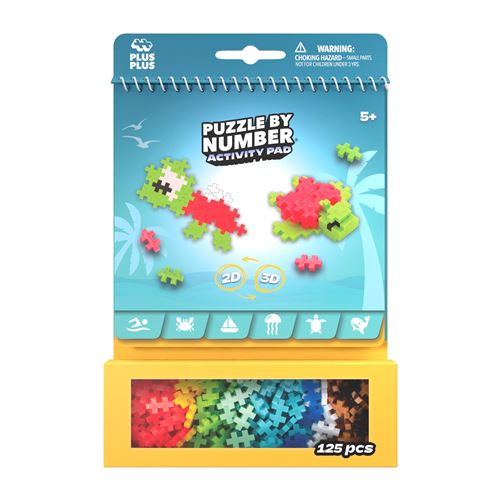 Jeu de construction Plus Plus Bloc d'activité Océan 125 pièces - Plus Plus