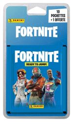 Pack de 10 pochettes Panini Fortnite + 1 pochette offerte