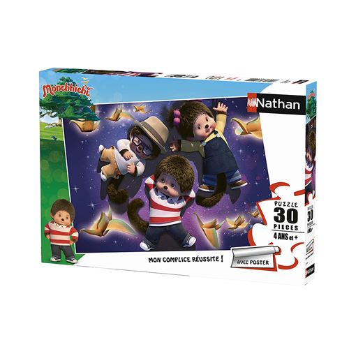 Puzzle 30 pièces Nathan Envolée des Tsurus Monchhichi