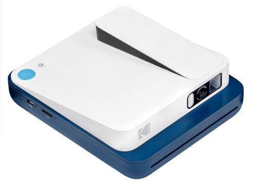 Appareil photo instantané Kodak Smile Classic 2 en 1 Bleu et Blanc