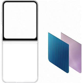 Samsung EF-ZF731 - Étui à rabat pour téléphone portable - transparent - pour Galaxy Z Flip5