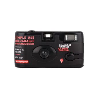 Appareil photo jetable Kodak 400TX 30 mm f 10 Noir et Blanc