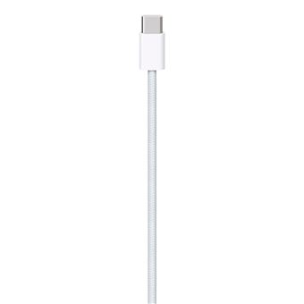 Câble de charge tissé USB-C Apple 1 m pour tablette et PC portable Blanc - 1