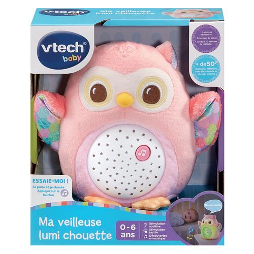 Jouet musical d'éveil Vtech Baby Ma veilleuse Lumi chouette Rose - Vtech Baby
