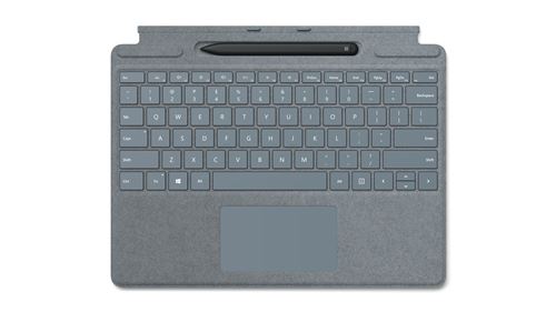 Pack clavier et stylet Microsoft Surface Pro X Bleu Glacier