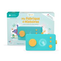 Conteuse d’histoires intéractives Lunii Ma Fabrique à Histoires vert et jaune