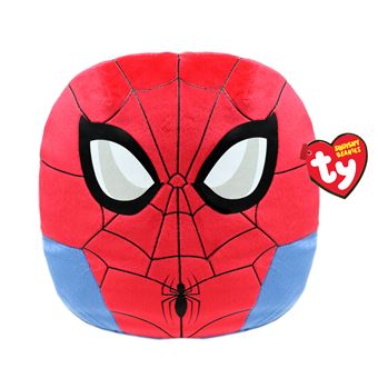 Peluche TY Marvel Squish a boos Medium Spiderman - Peluche - Achat & prix