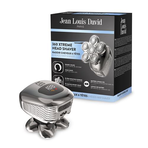 Jean-Louis David Rasoir Cheveux Électrique Jean Louis David 360 Xtreme Gris