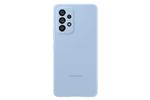 Coque en silicone pour Samsung Galaxy A53 5G Bleu arctique