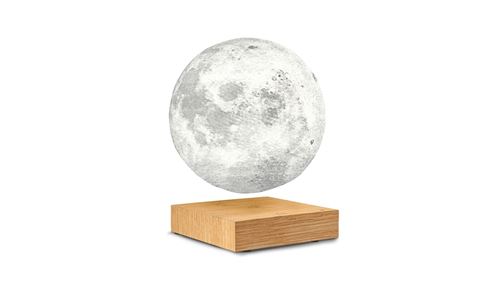 Lampe à poser Lune Gingko Frêne blanc