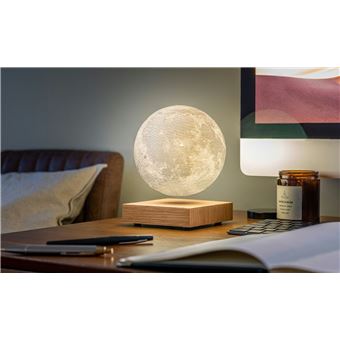 Lampe à poser Lune Gingko Frêne blanc