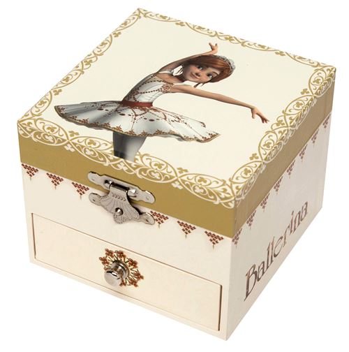 TROUSSEL COFFRET MUSIQUE CUBE BALLERINA©