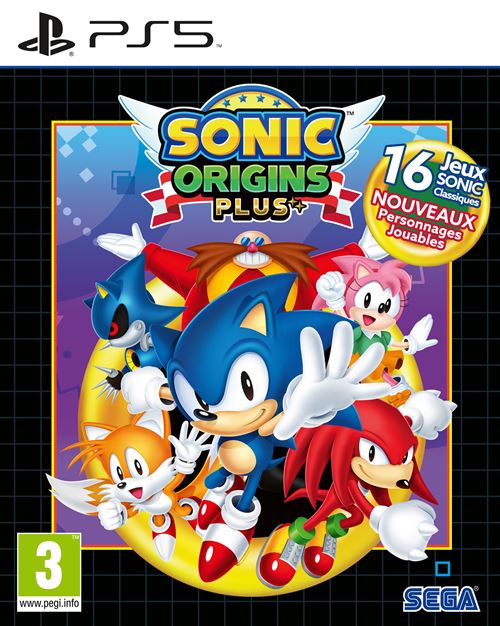 Pochette avant du jeu Sonic Origins Plus - Day One Edition PS5