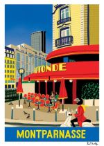 Affiche Sergeant Paper Paul Thurlby Montparnasse A3