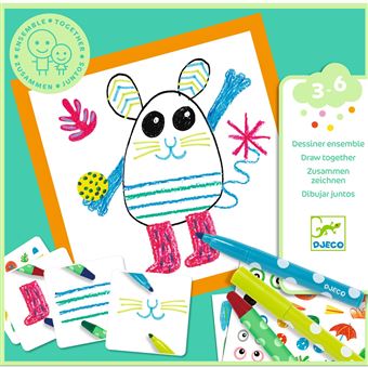 Kit créatif Djeco Ensemble Animaux Rigolos