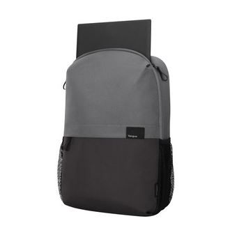 Targus Sagano EcoSmart Campus - Sac à dos pour ordinateur portable - 15.6" - gris, noir