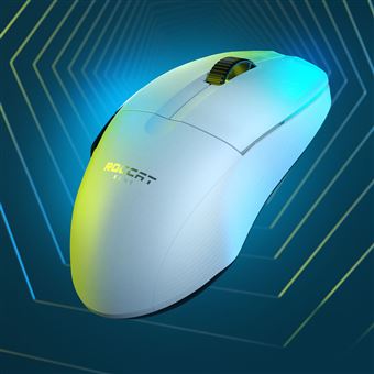 Souris Gaming sans fil Bluetooth Roccat Kone Pro Air Blanc