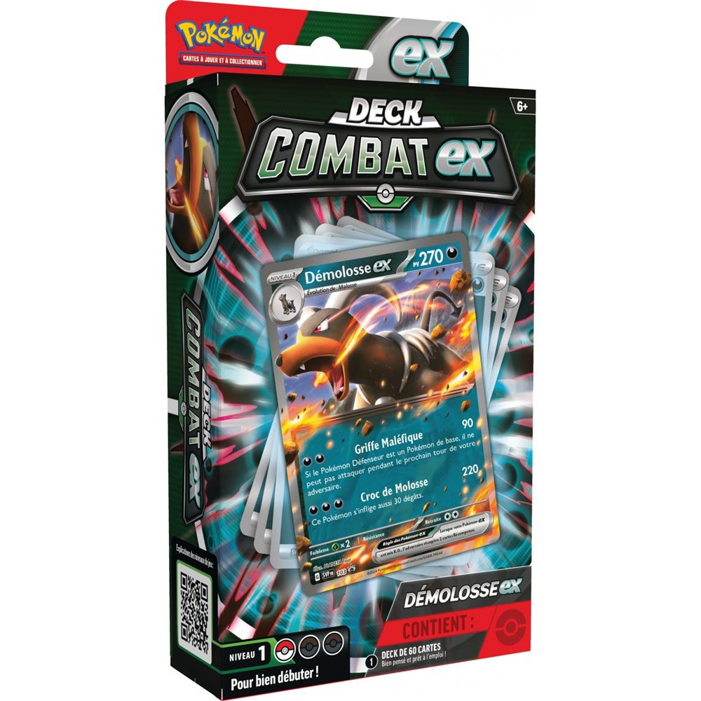 Pokémon Académie De Combat - 3 Decks Puissants Pyrobut-V, Pikachu-V & Évoli-V - Kit Débutant Avec Guide - Version Française