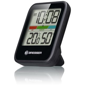 Station météo Bresser Climate Monitor Thermo Hygromètre DCF 7000016 Noir