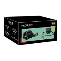 Pack Fnac Appareil photo bridge numérique Panasonic Lumix FZ1000 Noir + Housse + SD 8 Go