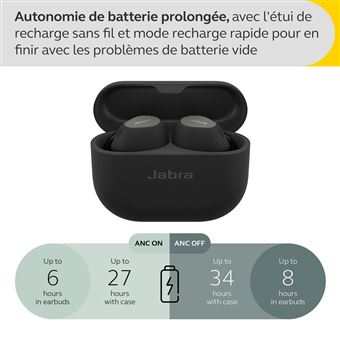 Ecouteurs sans fil Jabra Elite 10 Noir