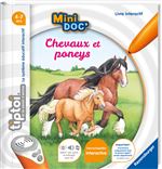 Livre interactif Ravensburger Tiptoi Mini Doc Chevaux et poneys