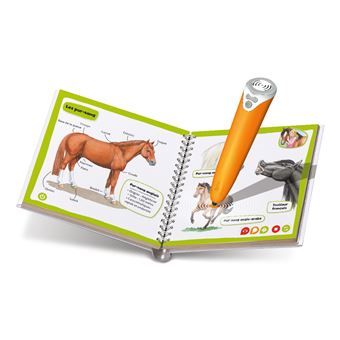 Livre interactif Ravensburger Tiptoi Mini Doc Chevaux et poneys
