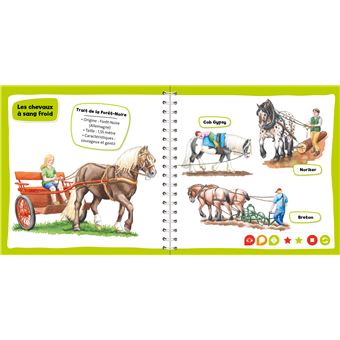 Livre interactif Ravensburger Tiptoi Mini Doc Chevaux et poneys