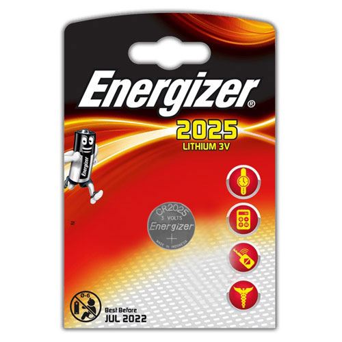 Energizer 1 pile lithium CR2025