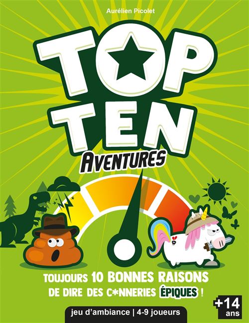 Top Ten - Jeu de Société Asmodee - Jeu d'Ambiance dès 14 ans - Jeux d'ambiance Asmodée | Maison de la Presse